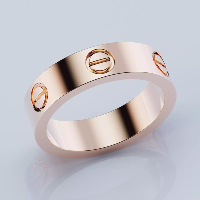 Wedding rings Love Collection All Sizes Version 2