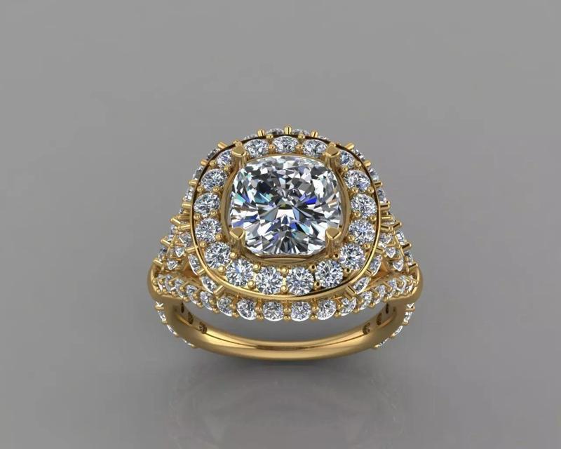 Woman Diamond Wedding Ring