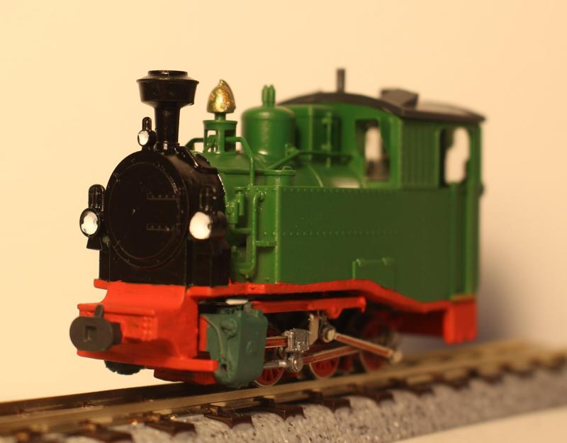 H0e Saxonian I K narrow gauge steam locomotive