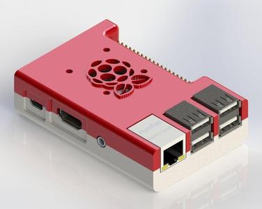 Raspberry Pi B+ Case With Fan