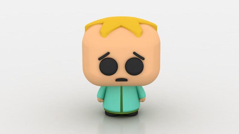 BUTTERS CHARACTER TOY 3D PRINTABLE MODEL