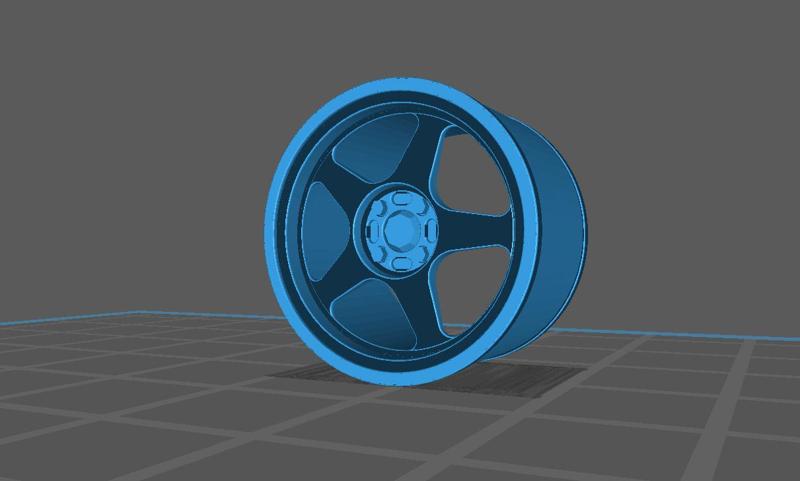 1/24 Scale Spoon Wheels (17Inch)