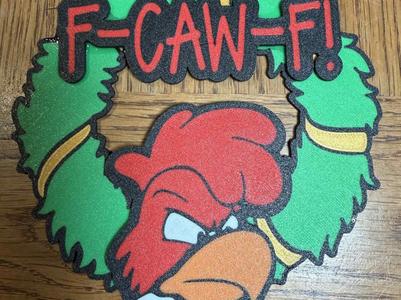F-Kaw-F Christmas Ornament
