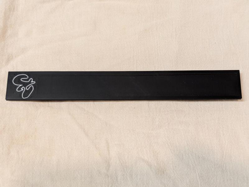 Hand drawn dove of peace picatinny rail cover