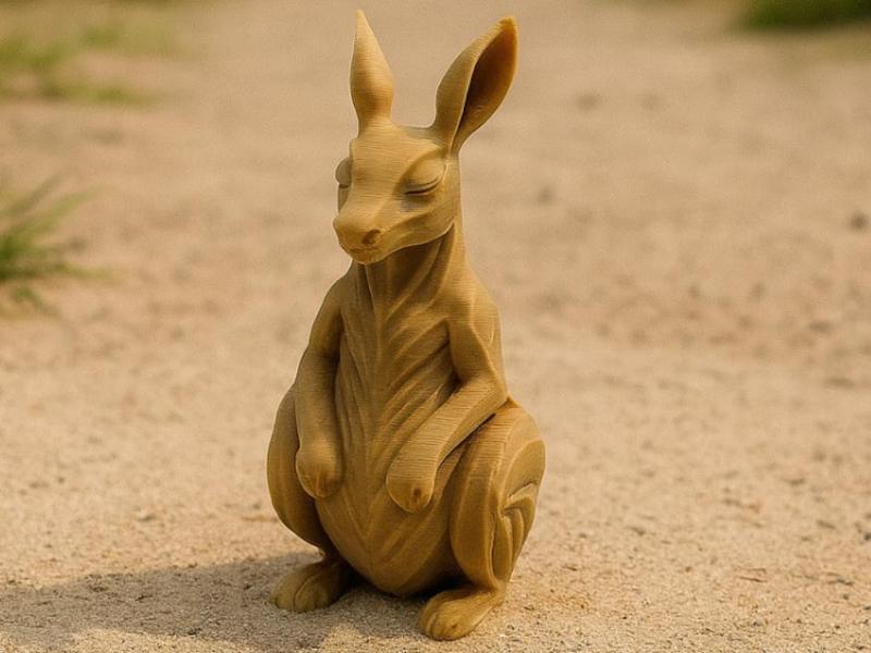 The Meditative Kangaroo of Stillness 