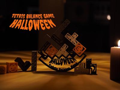 Halloween Tetris Balance Game 