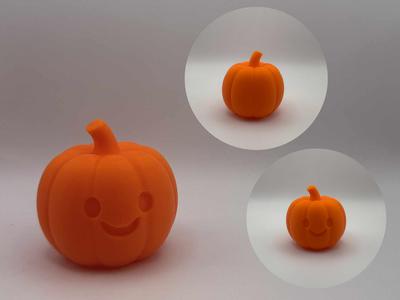 Pumpkin Buddy – smiling pumpkin figurine