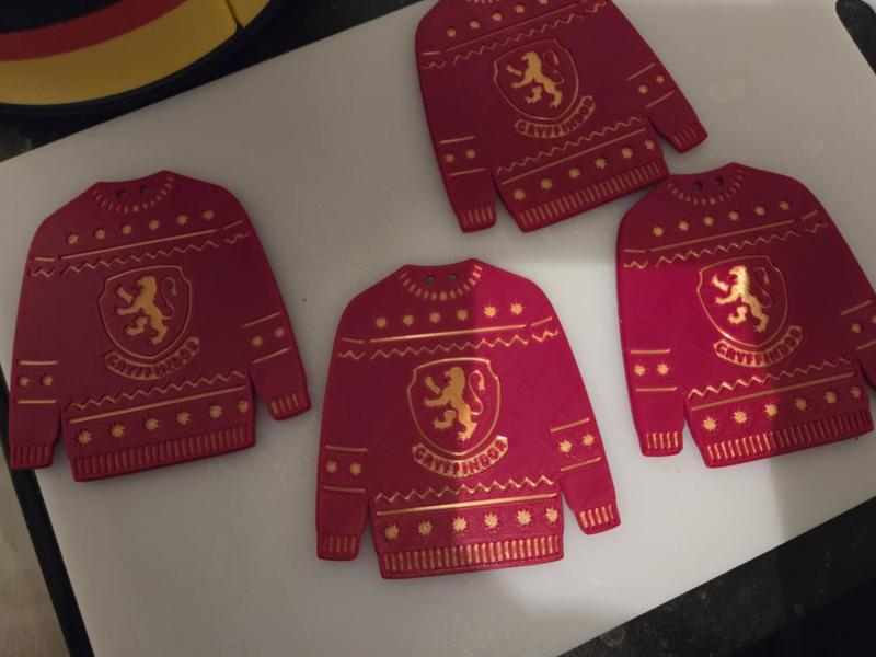 Harry Potter Christmas Jumper Bunting - Gryffindor