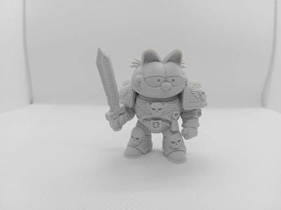 War hammer 40k Knight Garfield Crossover Figurine