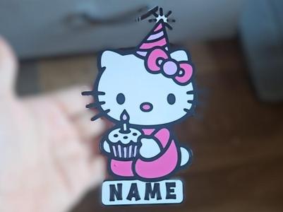 hello kitty Happy Birthday birthday - your name
