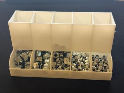 Gravity small item organizer - nuts
