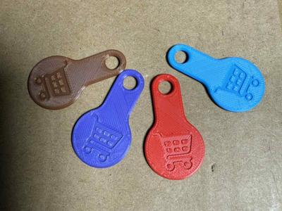 Shopping cart token, coin