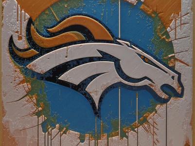 Hueforge Denver Broncos Old Graffiti 