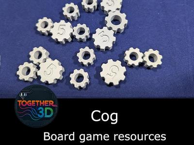 Cog - board game resource token