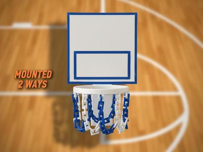 Basketball Hoop: Mounted 2 Ways