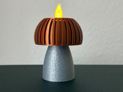 Mushroom Tealight 2, approx. 8 cm high