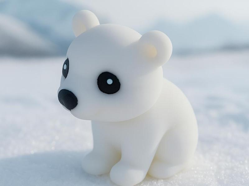 Polar Bear Keychain