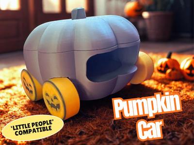 Halloween Pumpkin Toy Car
