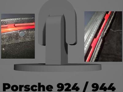 Porsche 924 / 944 Trunk side cover plug