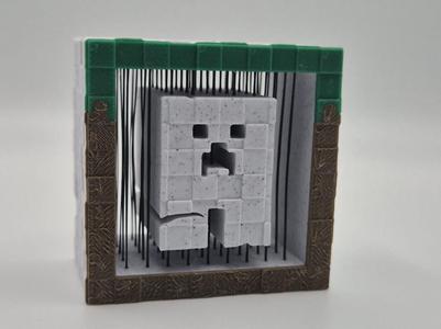 Minecraft Letter A String Art Alphabet