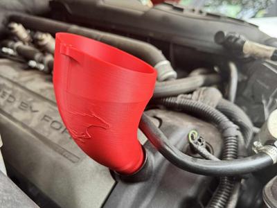 Mustang 5.0 oil funnel