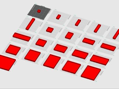 Gridfinity bin library H32.4mm