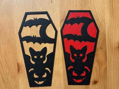 x2 Halloween Bookmarks On Separate Plates