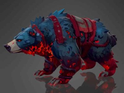bear with saddle