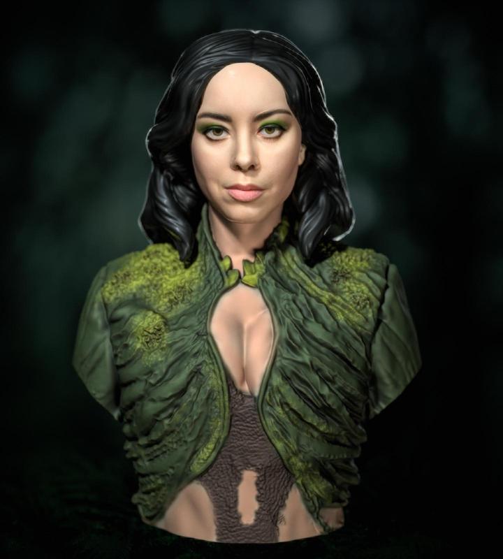 1/6 1/12 Marvel Rio Vidal Green Witch version Lady Death Aubrey Plaza Agatha All Along  bust headsculpt