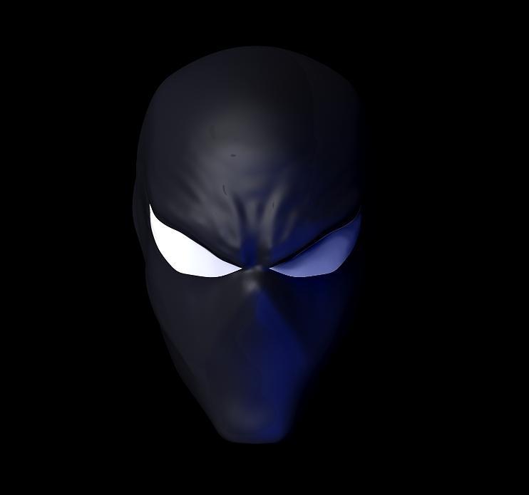 DellOtto Black Suit Spiderman 1/12 scale head