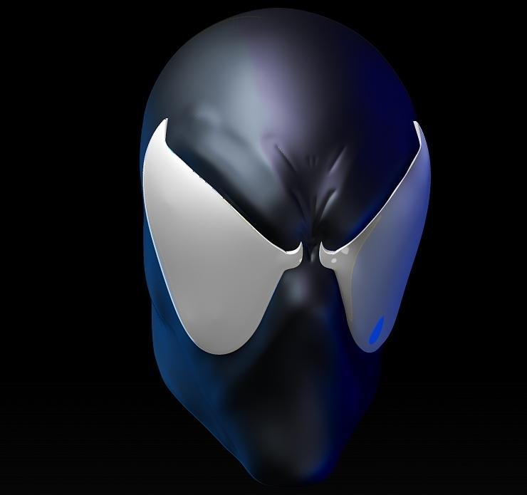 Mcfarlane Black suit Spider-man headsculpt 1/12 scale