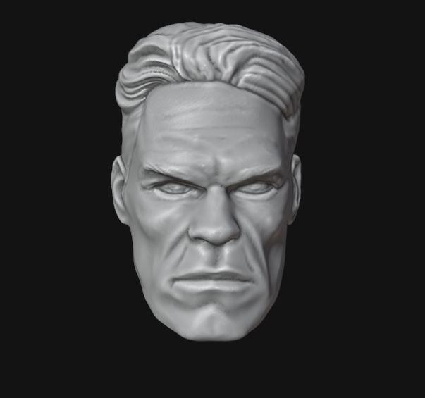 John Cena Heel Turn - Head sculpt WWE