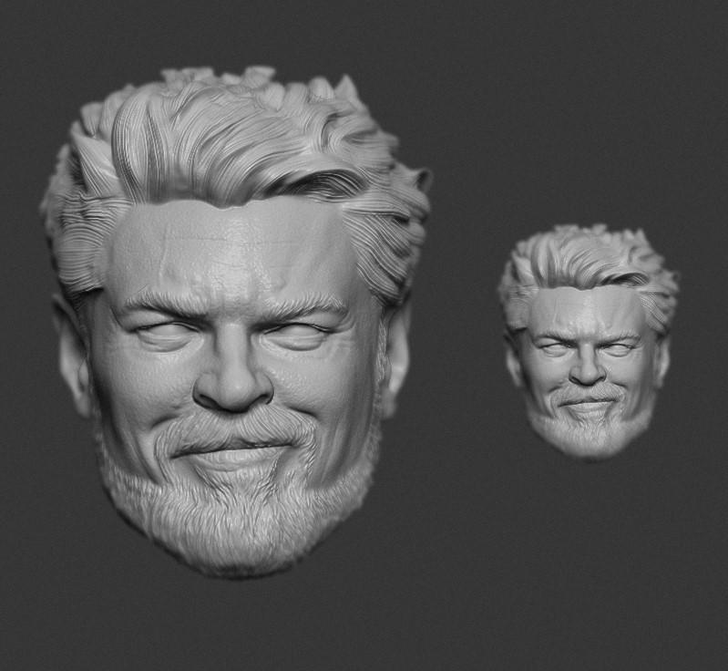 1/6 1/12 William Butcher Billy Butcher Karl Urban The Boys headsculpts