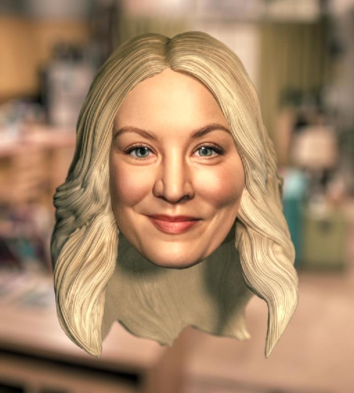 1/6 1/12 Penny Hofstadter Kaley Cuoco The Big Bang Theory Head Headsculpt