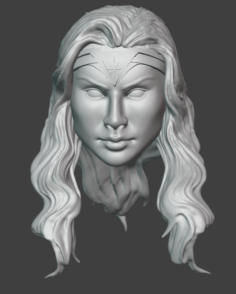 wonder woman headsculpt