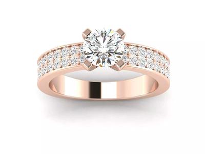 Solitaire Wedding Engagement Ring
