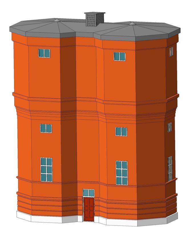 TYPICAL DESIGN OF STATION WATER TOWER