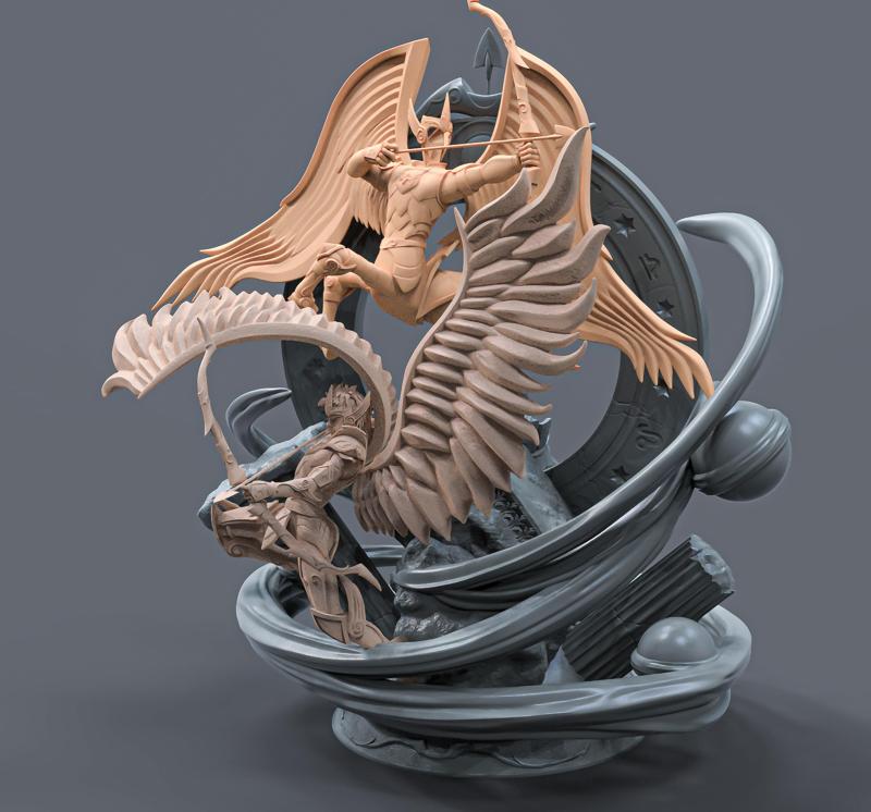 AIOROS SAGITTARIUS , SAINT SEIYA