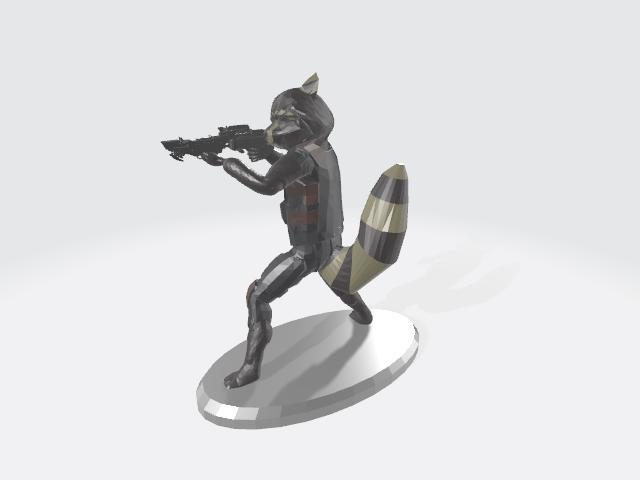 Rocket Racoon figure