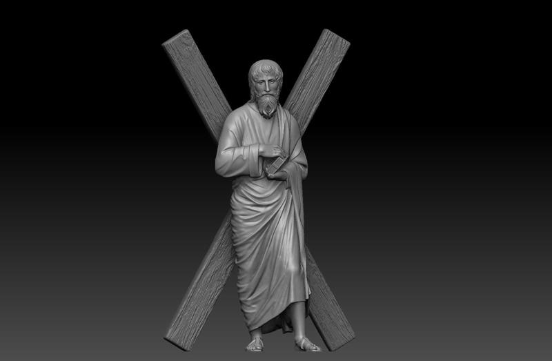 Saint Andrew STL Model