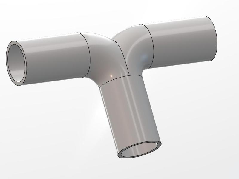 Balcony Power Plant Cable Duct T-Connection