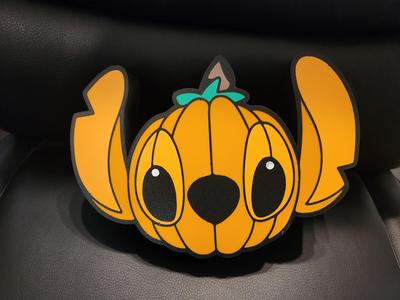 Stich pumpkin head