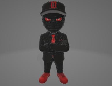 Shadow Boss – Mysterious Suit Figure