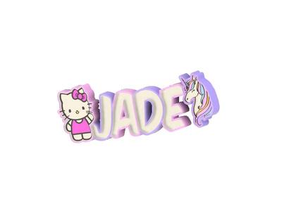First name LED TO ASSEMBLE Jade Hello Kitty