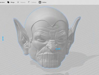 1/12 gi joe classified, marvel legends style head..skrull trooper v2