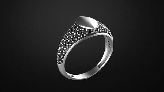 Signet man ring