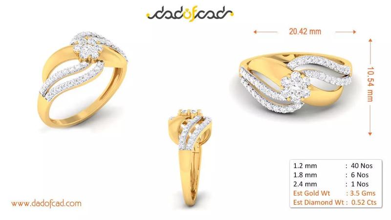 Yellow Gold Rings for Women