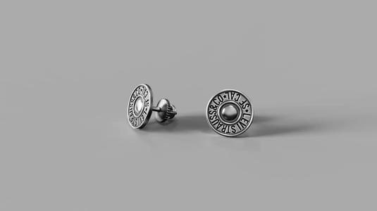 Levis Button stud Earrings