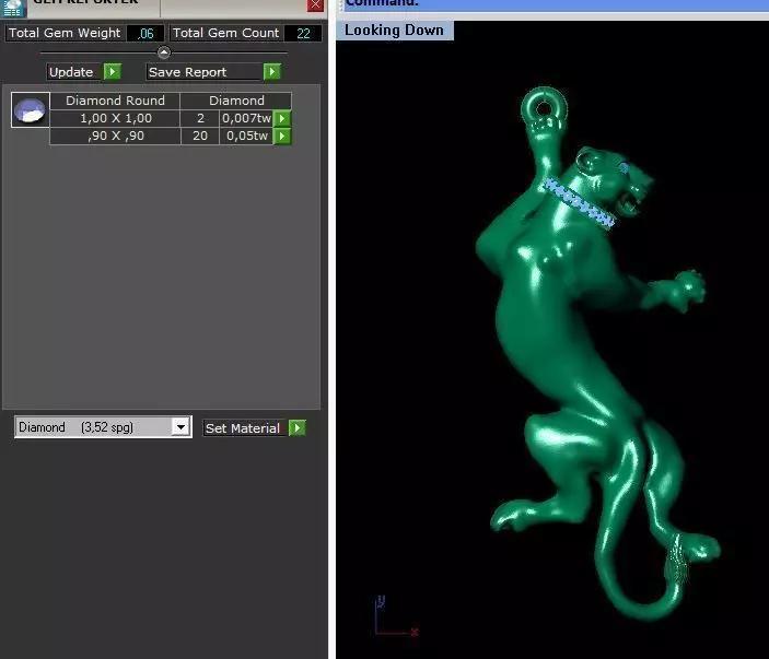 Heraldic rampant lion pendant