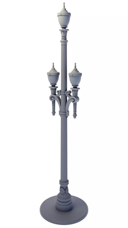 POSTE TIPO 16 - Sao Paulo - Brazil - 3D PRINT READY